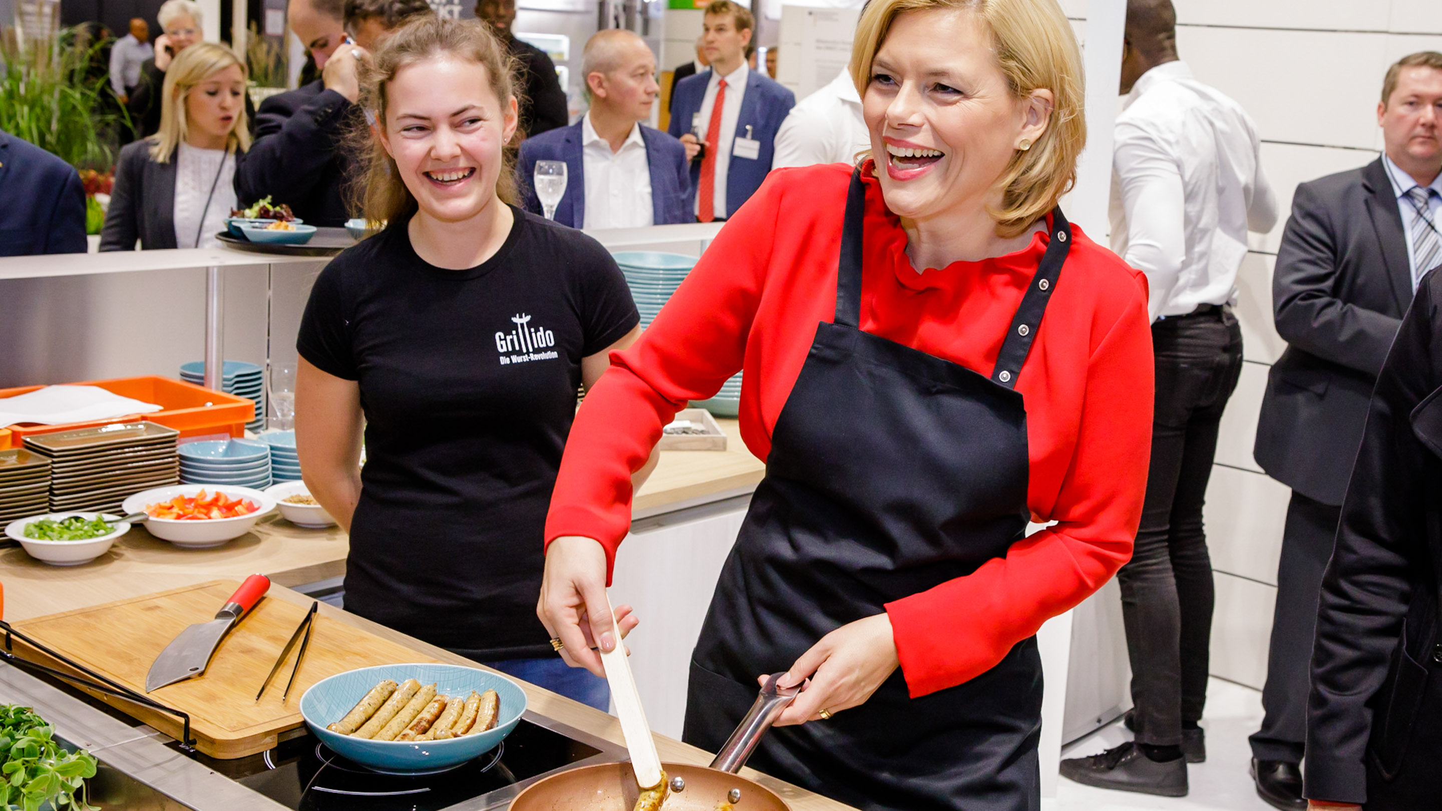 Messerundgang mit Julia Klöckner, Bundesministerin für Ernährung und Landwirtschaft., Anuga 2019